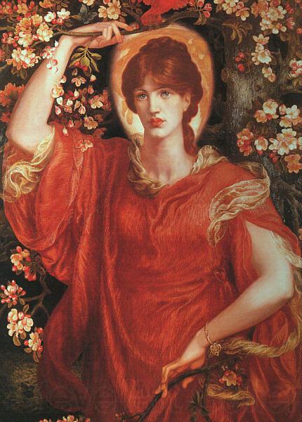 Dante Gabriel Rossetti A Vision of Fiammetta Norge oil painting art